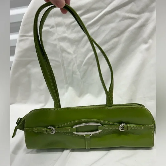 Franco Sarto Green Leather Handbag - Picture 2 of 8
